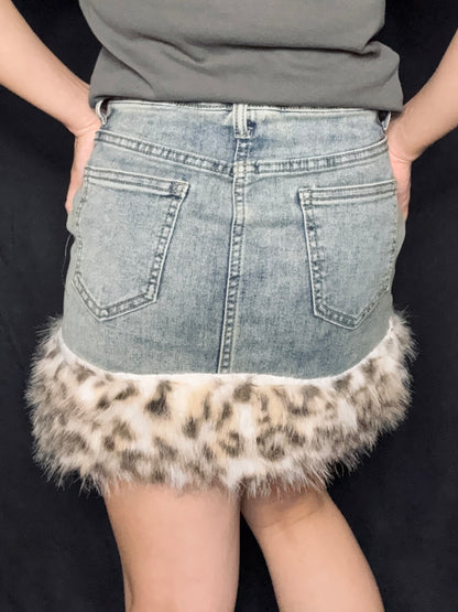 Wild Edge Denim Skirt A447