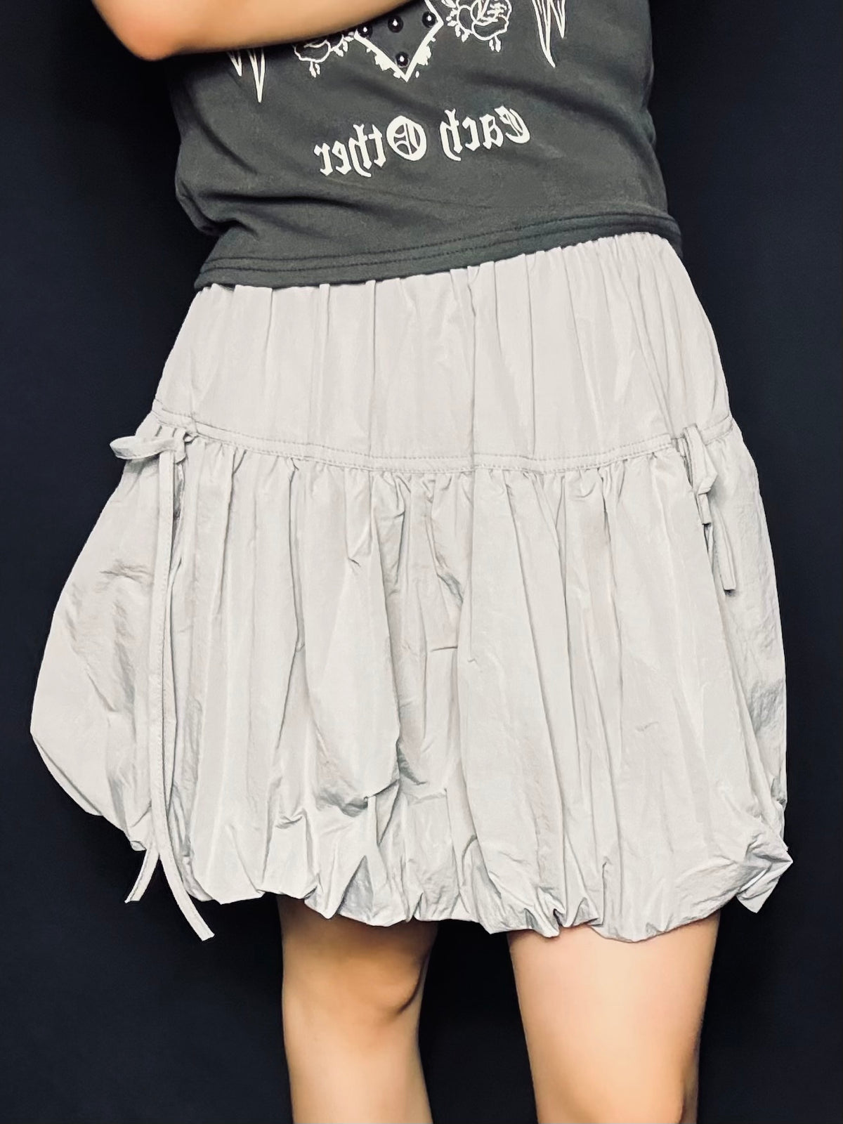 balloon ribbon skirt A45
