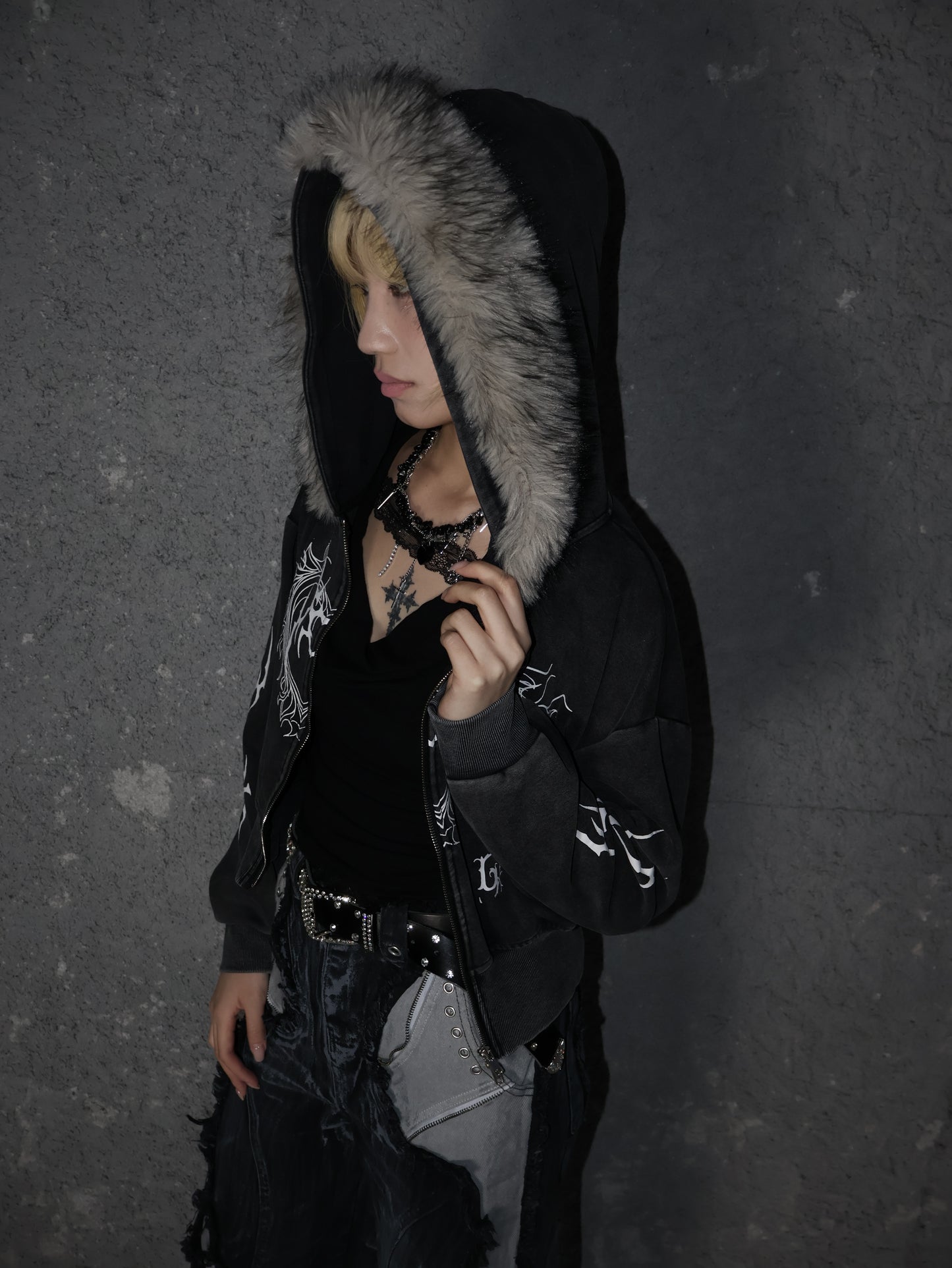 Claw Fur Hoodie A493