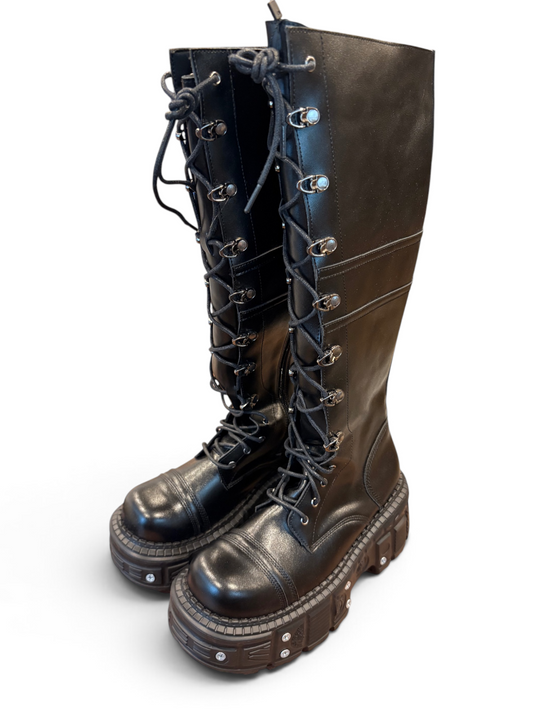 Riot Strap Long Boots A677