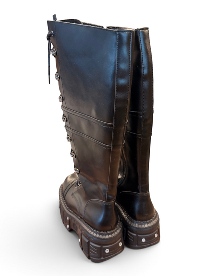 Riot Strap Long Boots A677