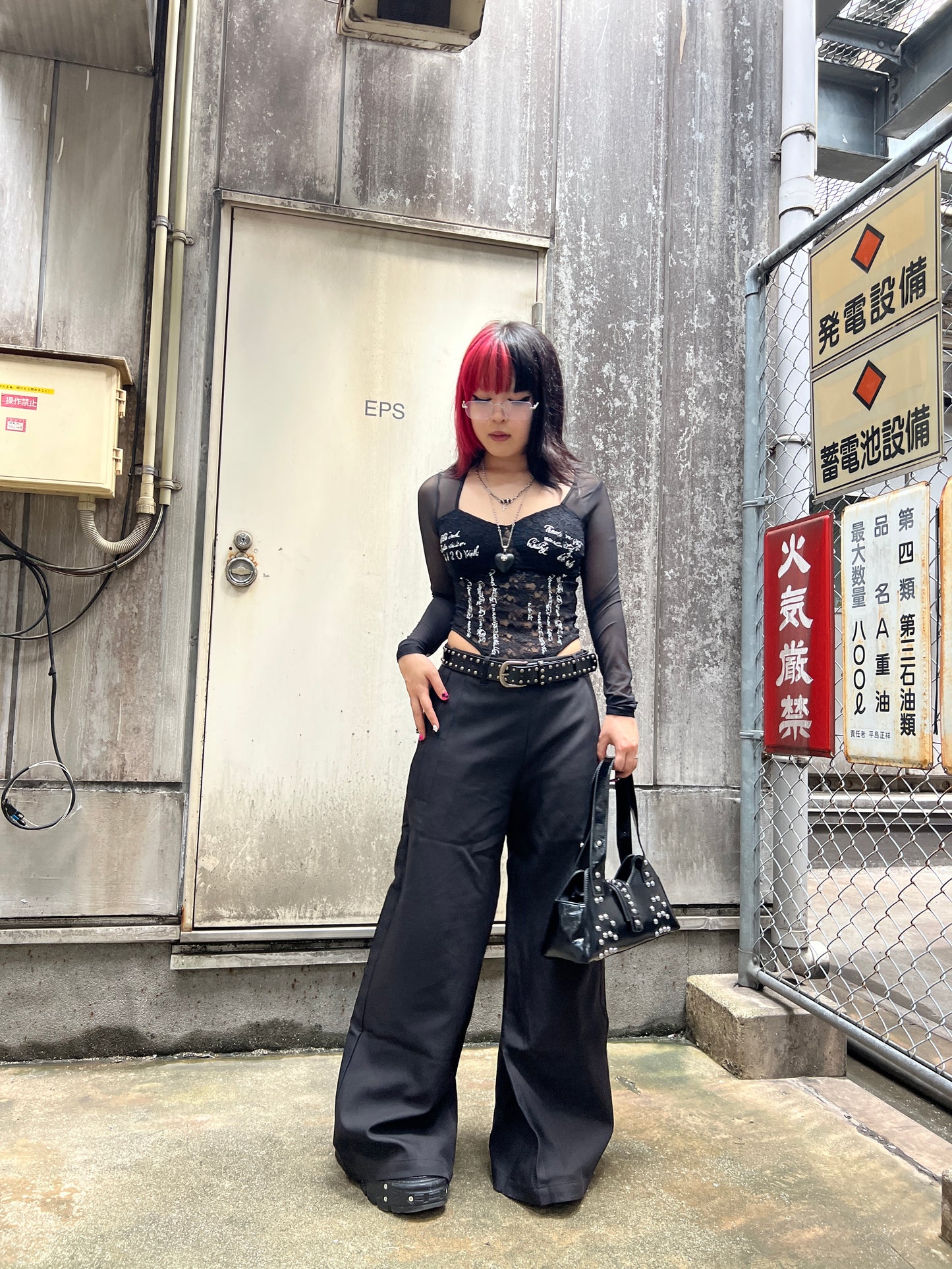 shadow wide  Pants A277