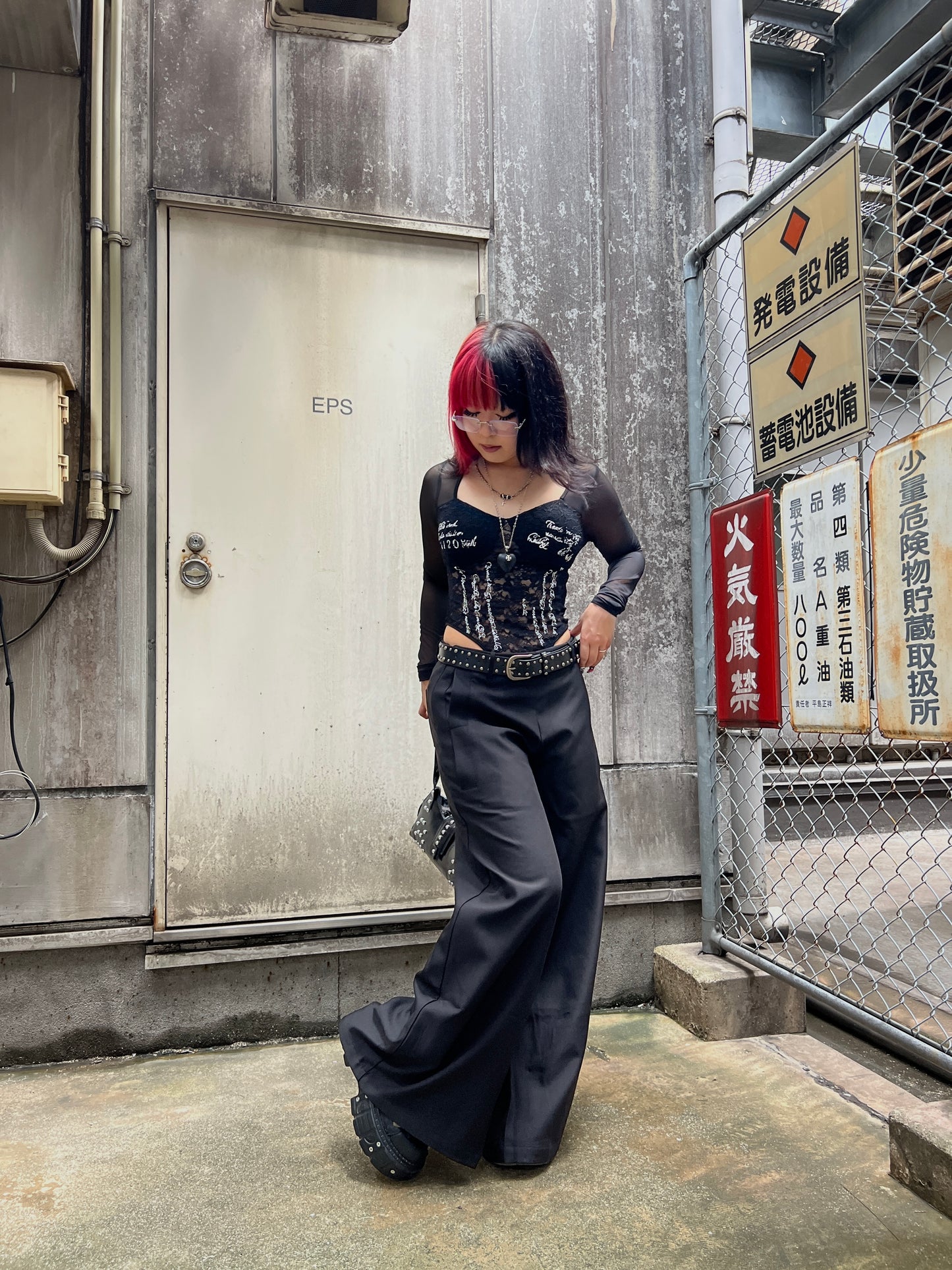 shadow wide  Pants A277