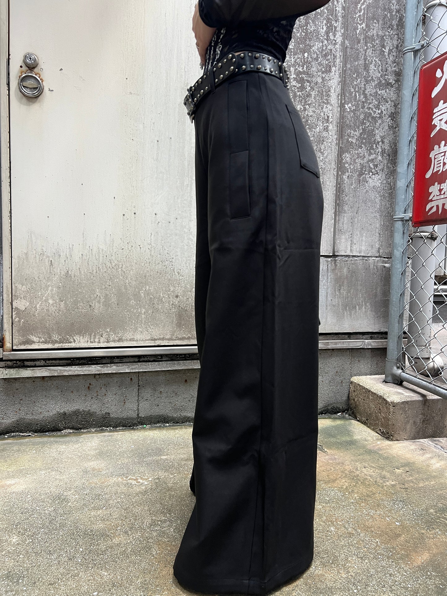 shadow wide  Pants A277