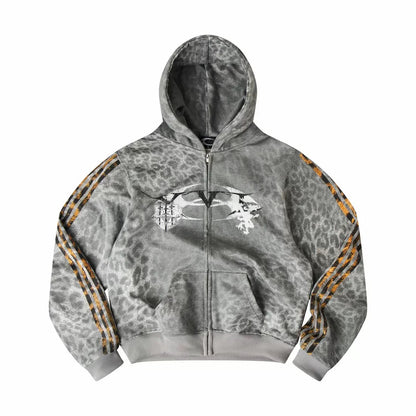 COZY WORLDWIDE “25 LEOPARD” ROYAL TRACK SUIT