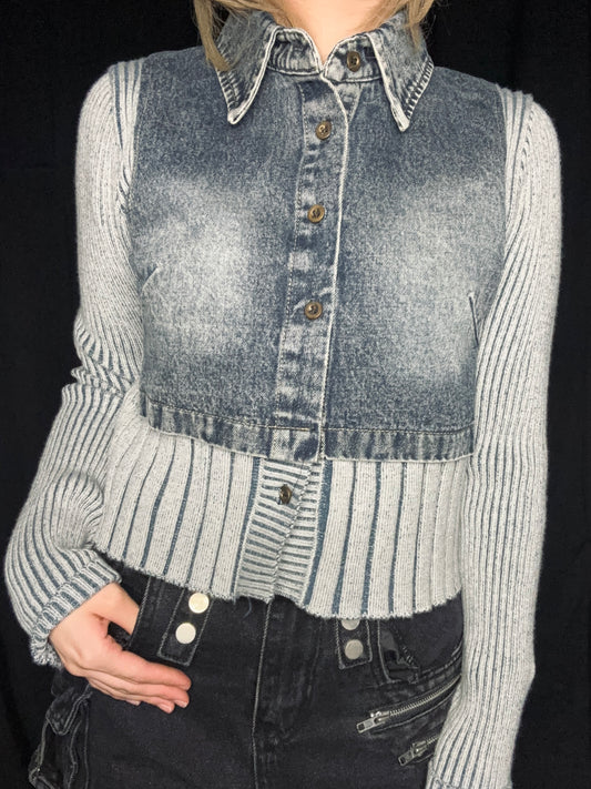 denim knit A125