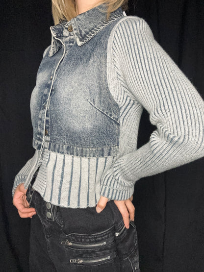 denim knit A125