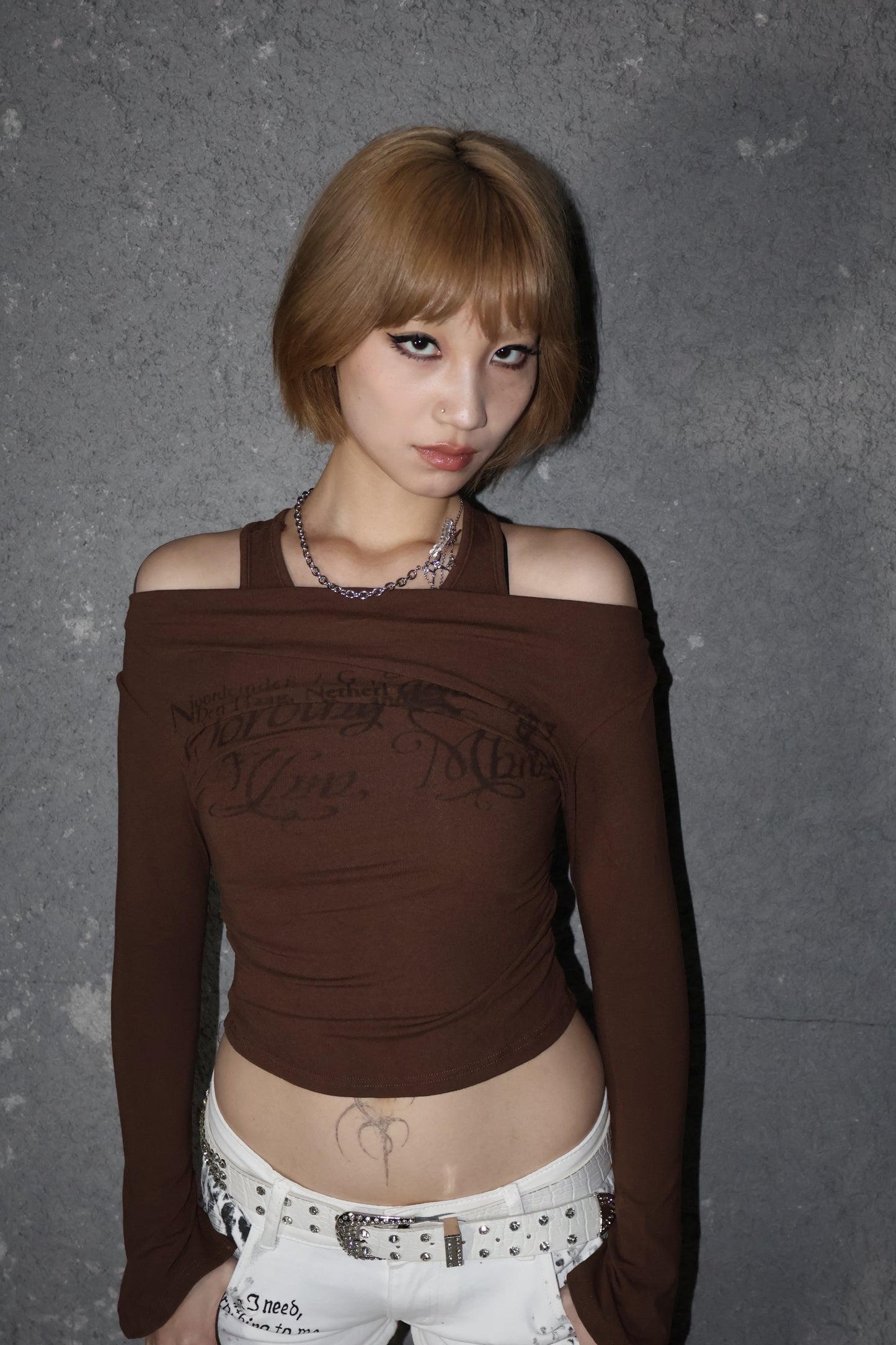 open shoulder L/S A380