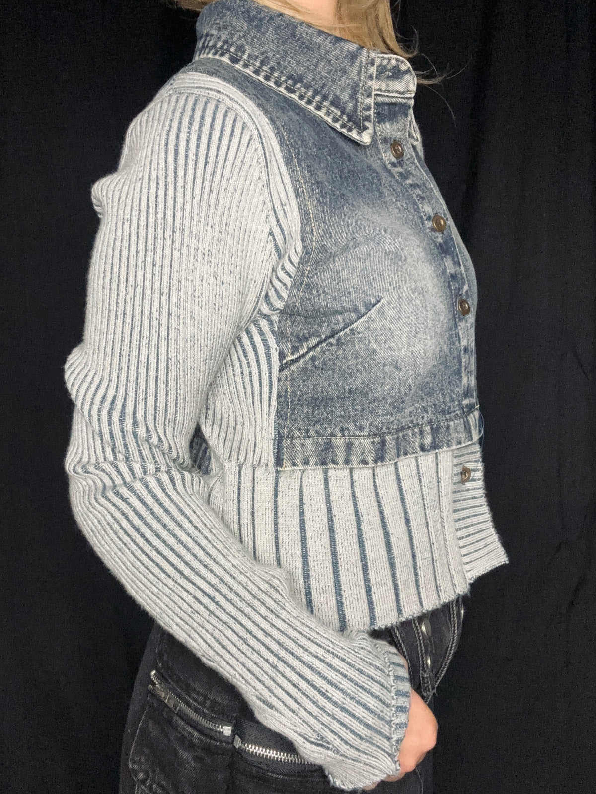 denim knit A125