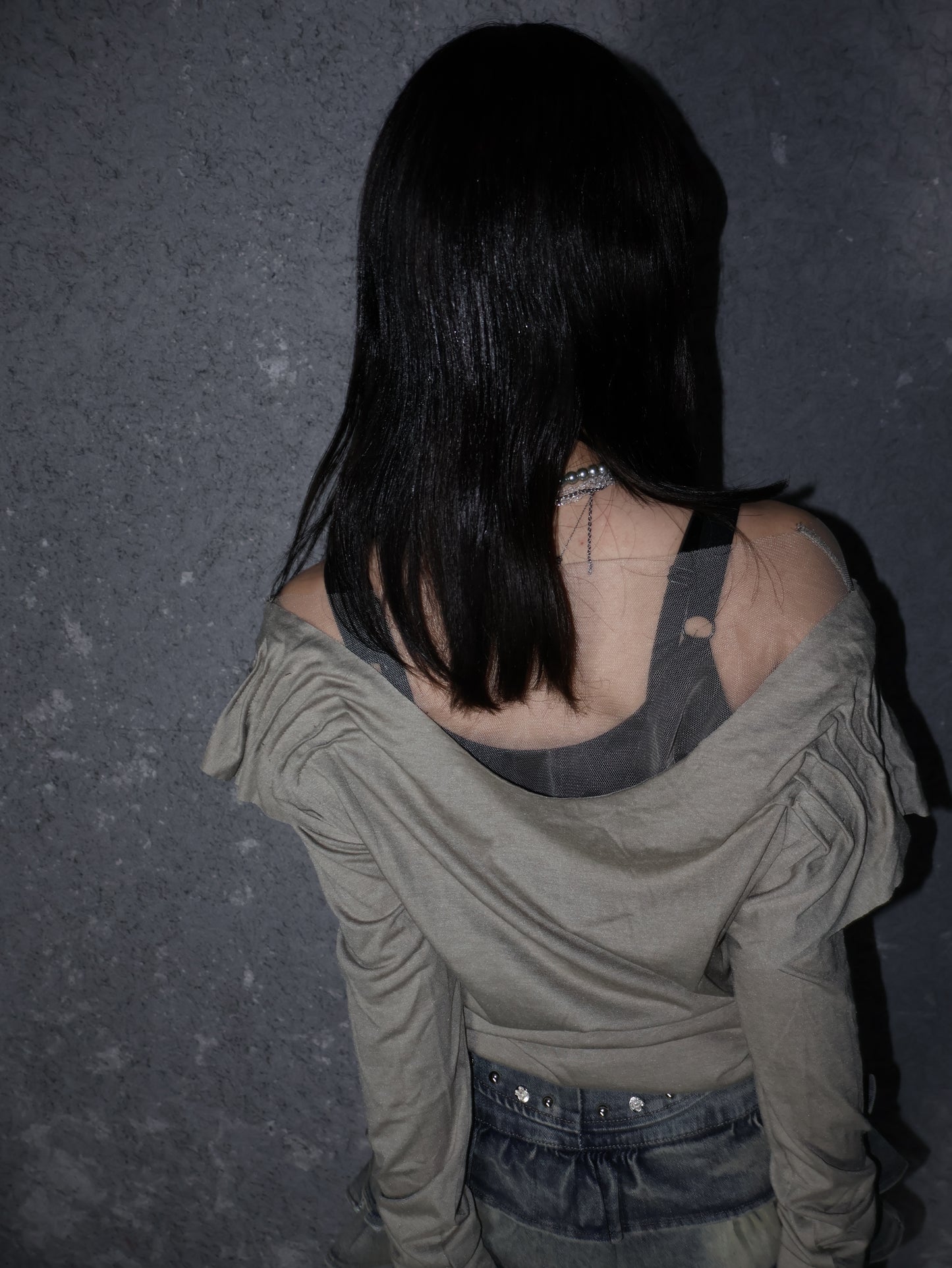 Drape Chain Top A478