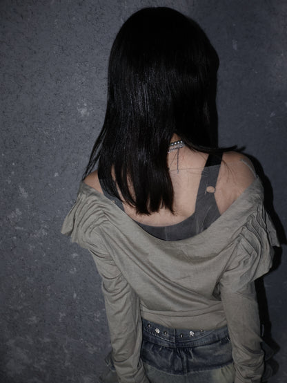 Drape Chain Top A478