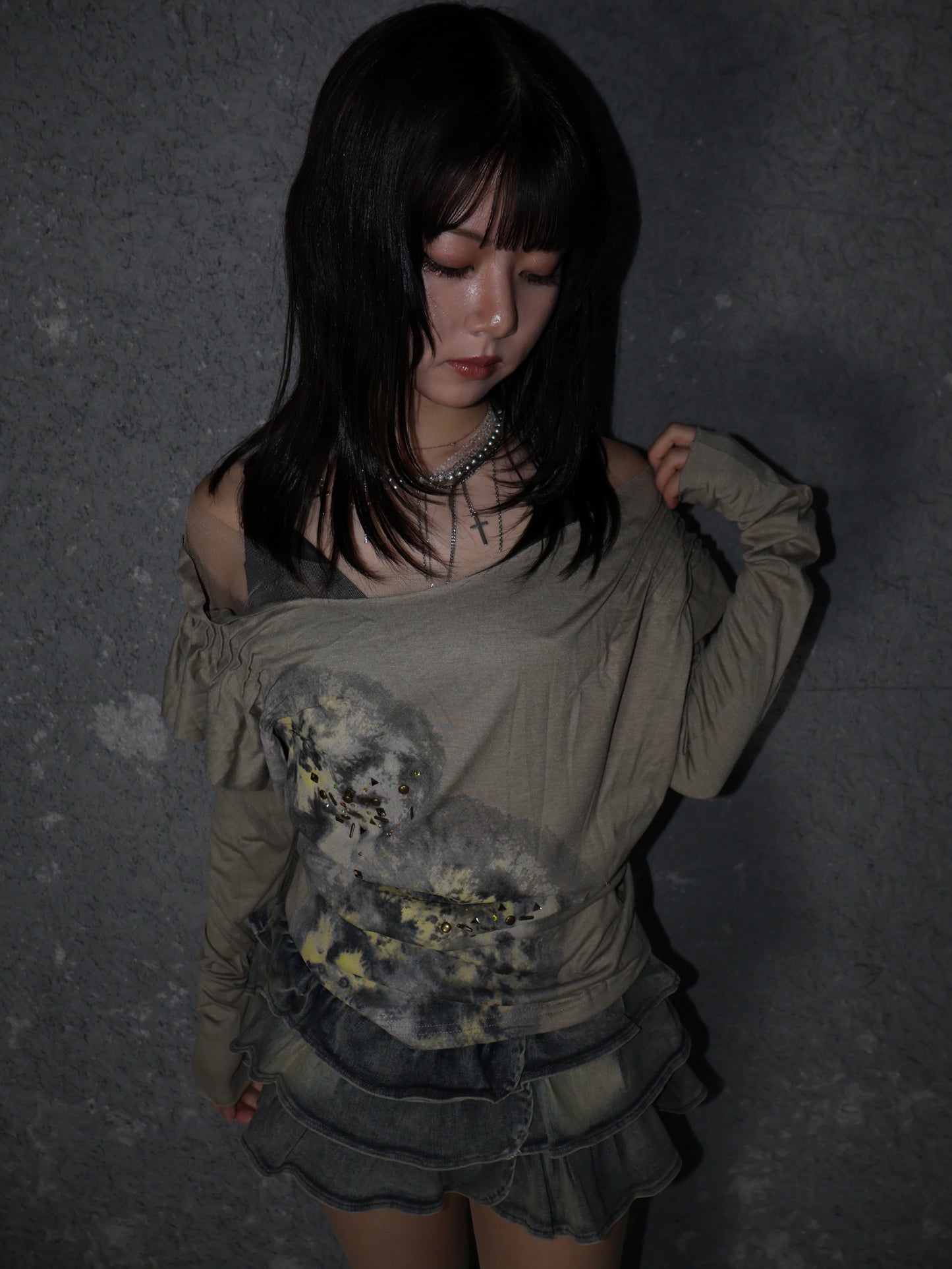 Drape Chain Top A478