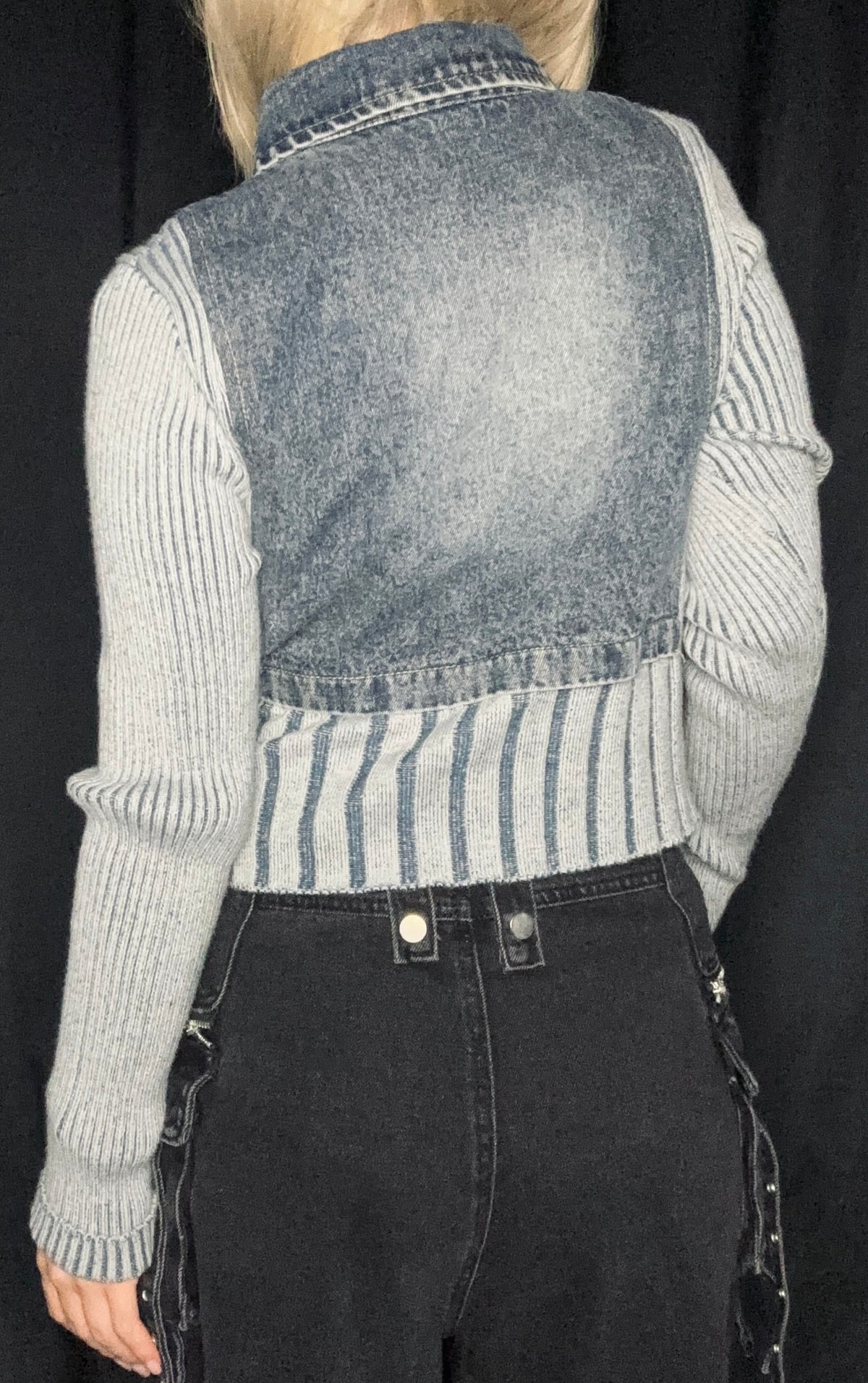 denim knit A125