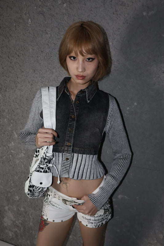 denim knit A125