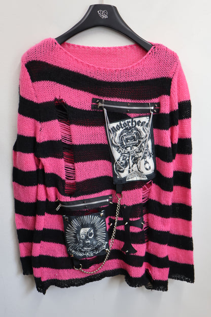 Aftermath RE: Toxic Pink Riot Knit　RA470