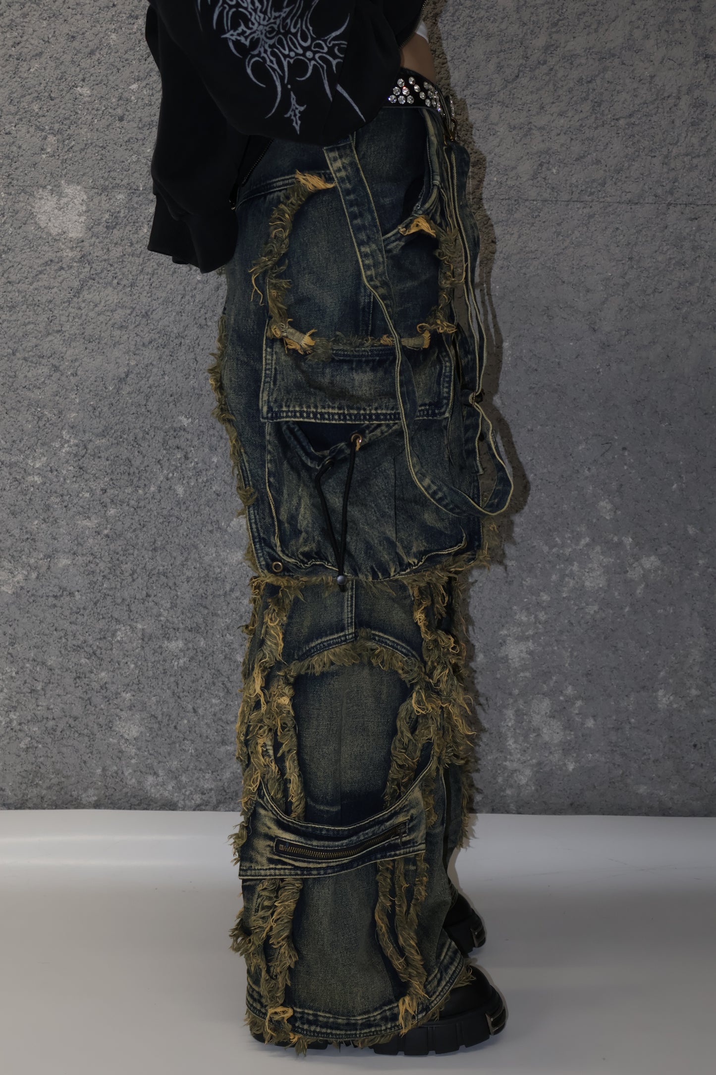 suspender denim A136