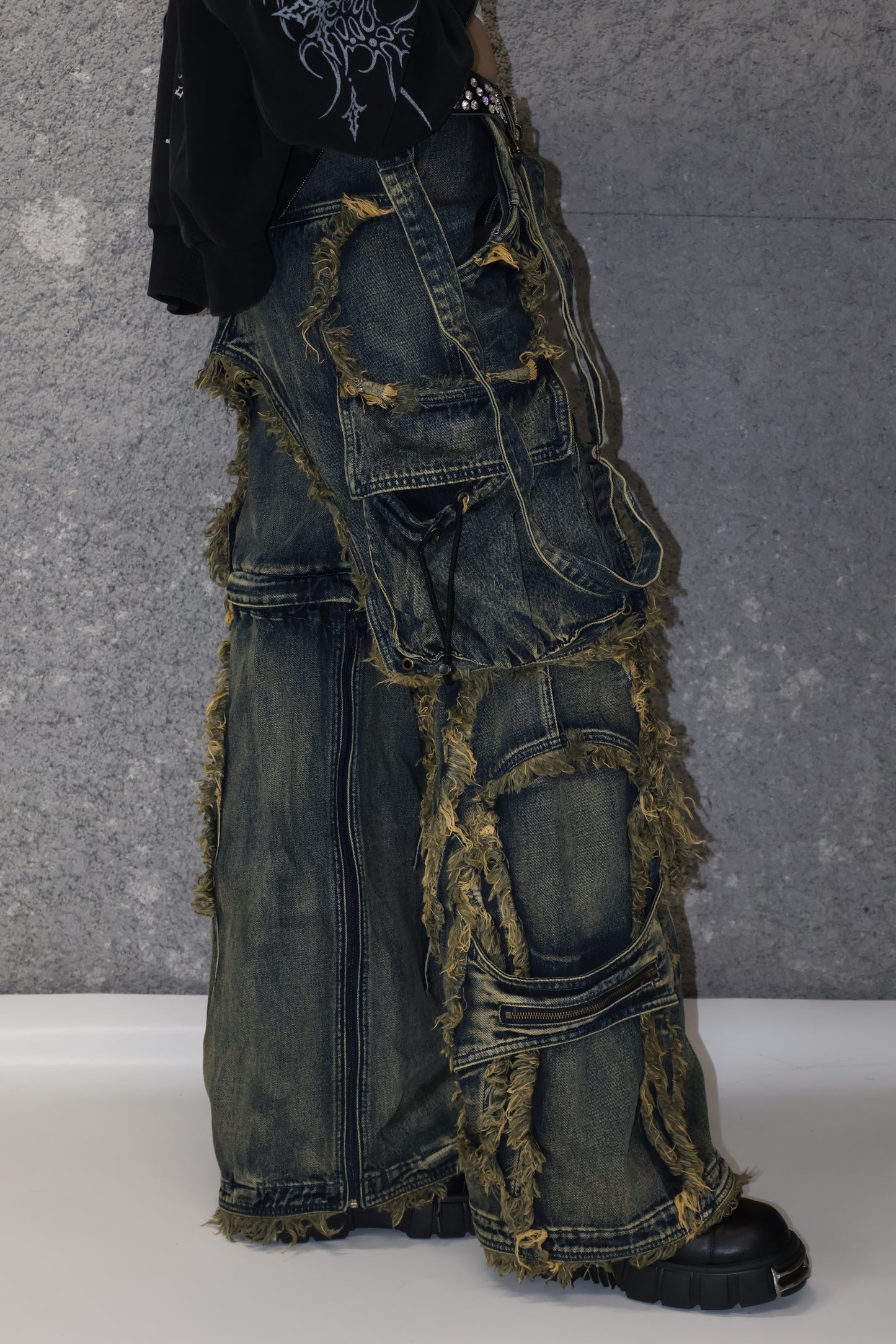 suspender denim A136