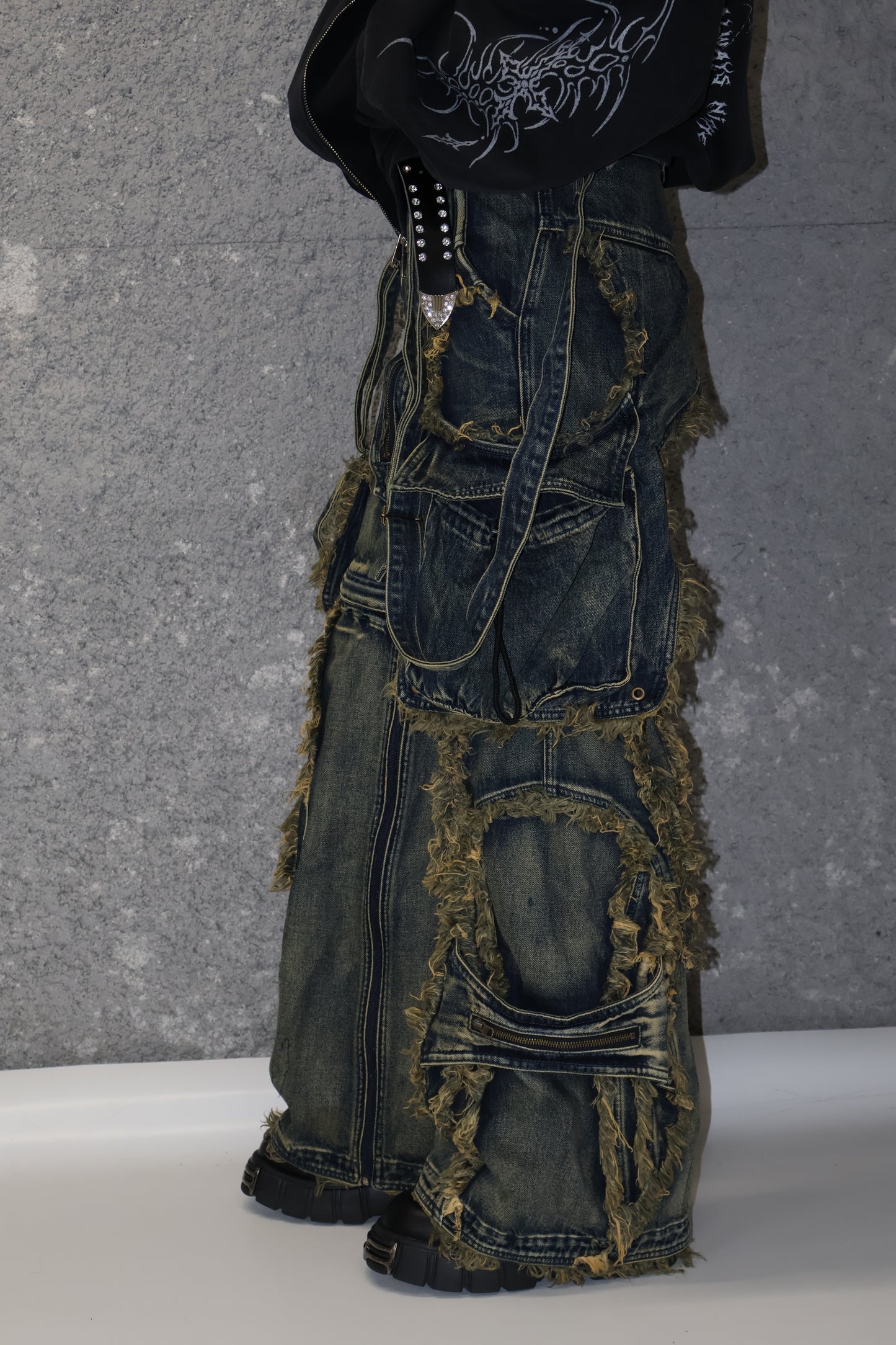 suspender denim A136