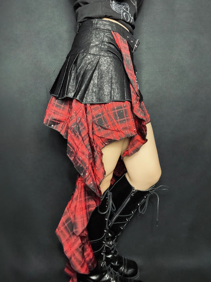 Chain Pleats Skirt A672