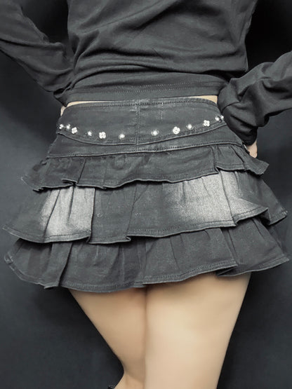 Tier Mini Skirt A491