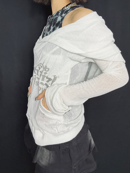 Layered Graphic Top A676