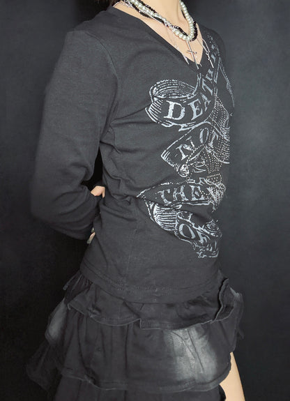 Gothic Graphic Top A677