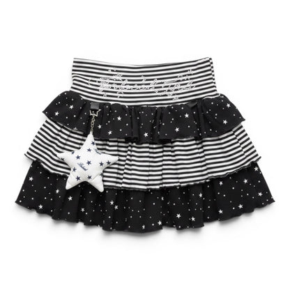 border Ruffle Mini Skirt  A570