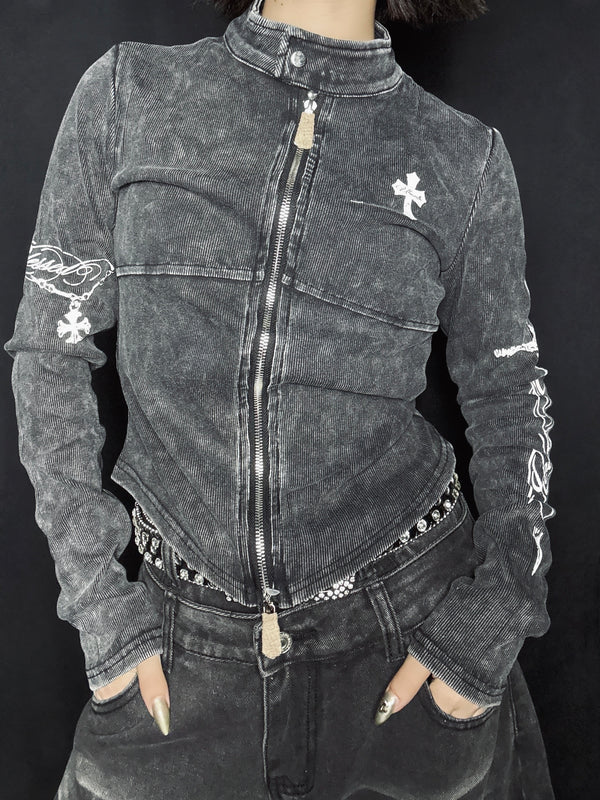 Gothic Cross Top  A702