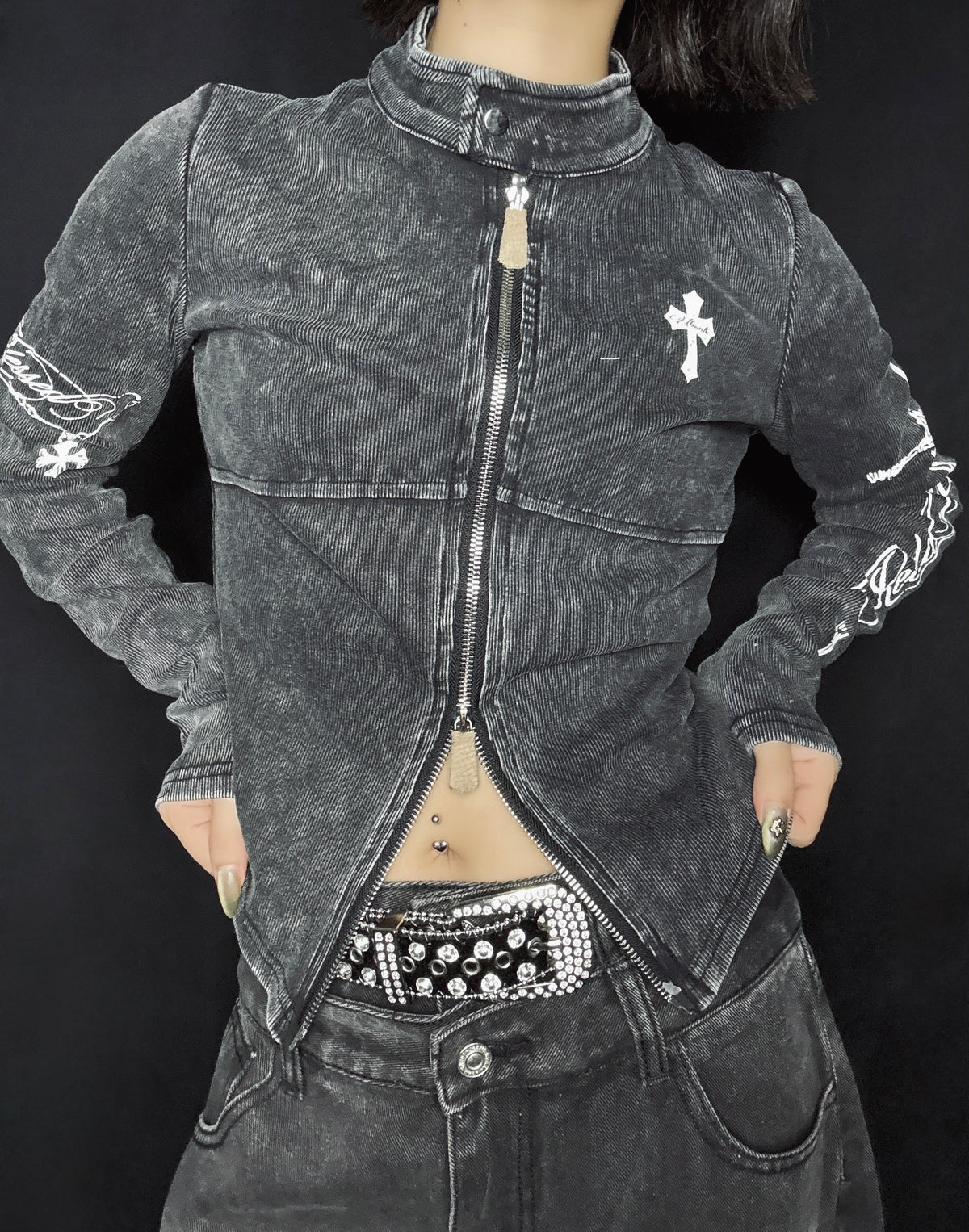 Gothic Cross Top  A702