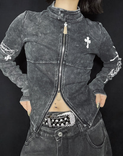 Gothic Cross Top  A702
