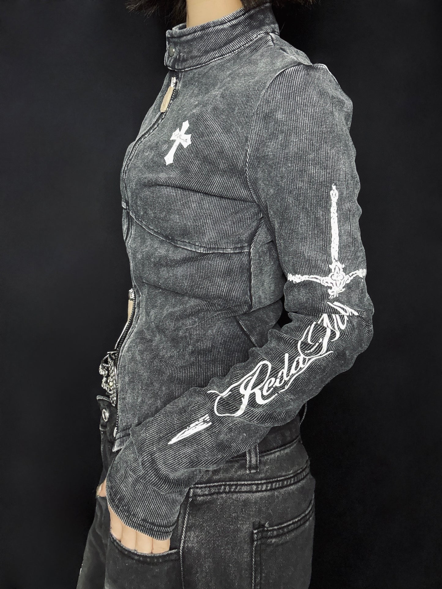 Gothic Cross Top  A702