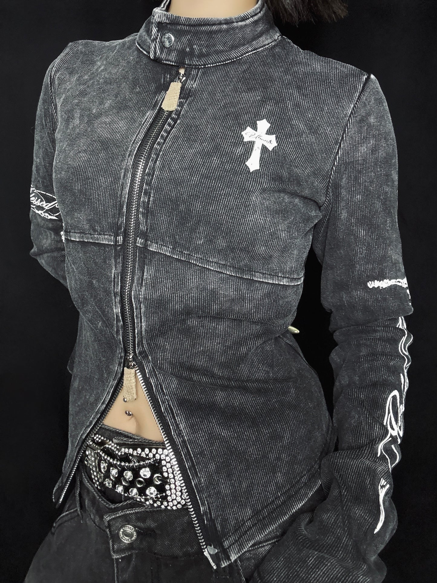 Gothic Cross Top  A702