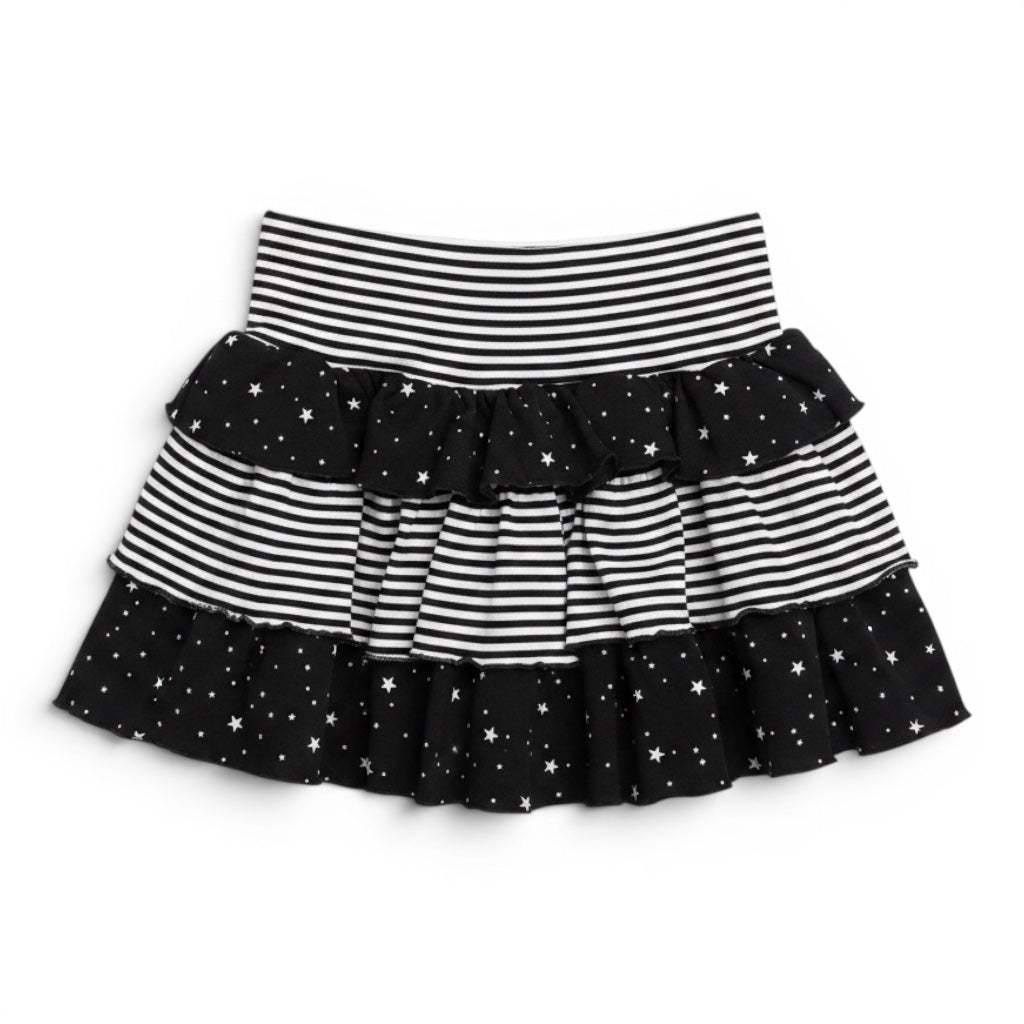 border Ruffle Mini Skirt  A570