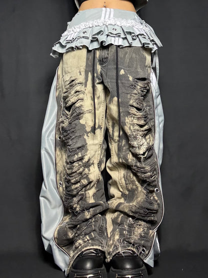 1618 remake skirt denim_RA925