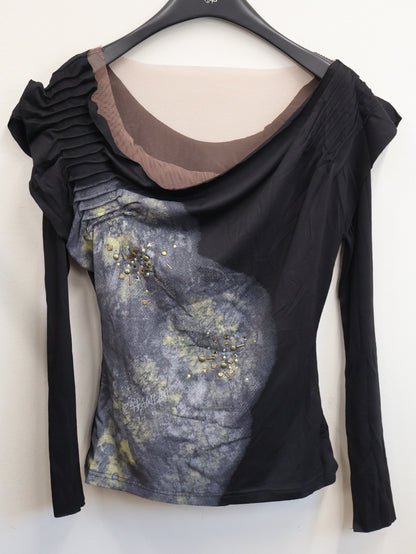 Drape Chain Top A478