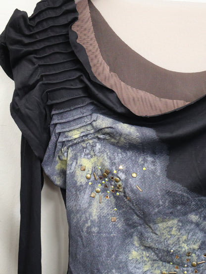 Drape Chain Top A478