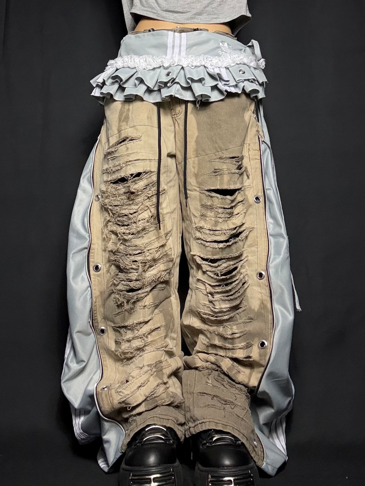 1618 remake skirt denim_RA943