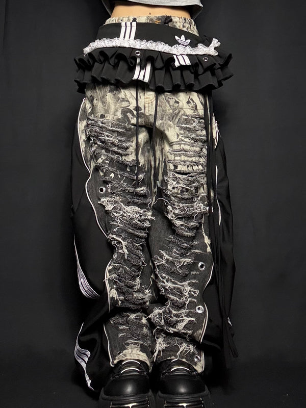 1618 remake skirt denim_RA945