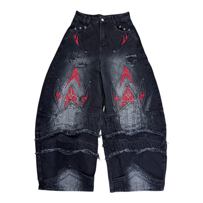 Tribal Wide Denim  A708