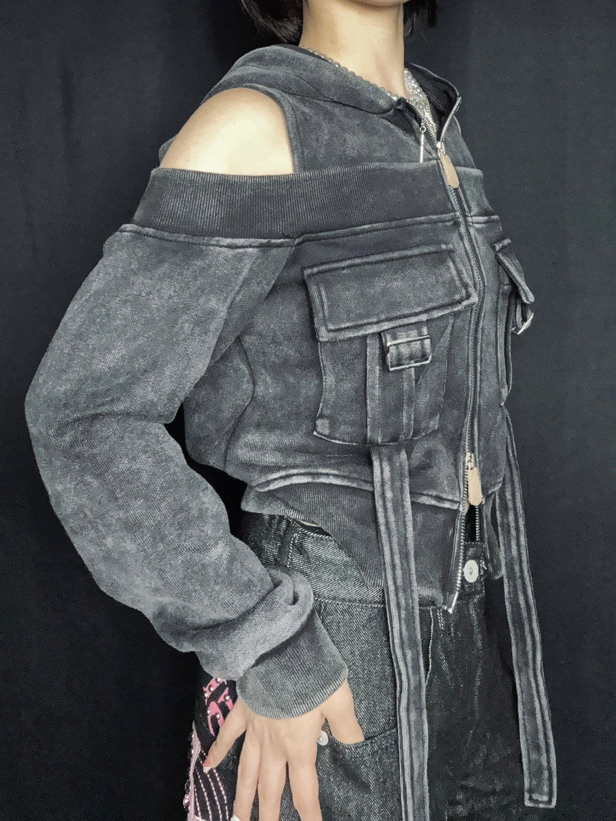 Washed Cargo Jacket A707　