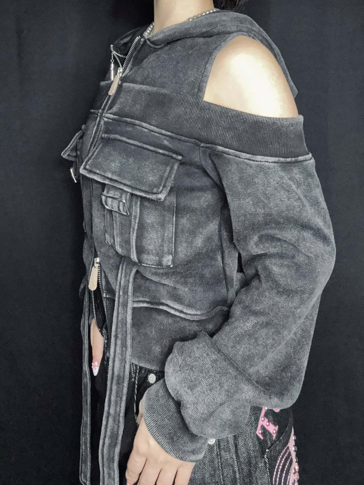 Washed Cargo Jacket A707　