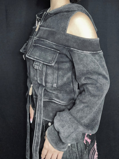 Washed Cargo Jacket A707　
