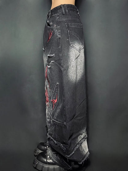 Tribal Wide Denim  A708