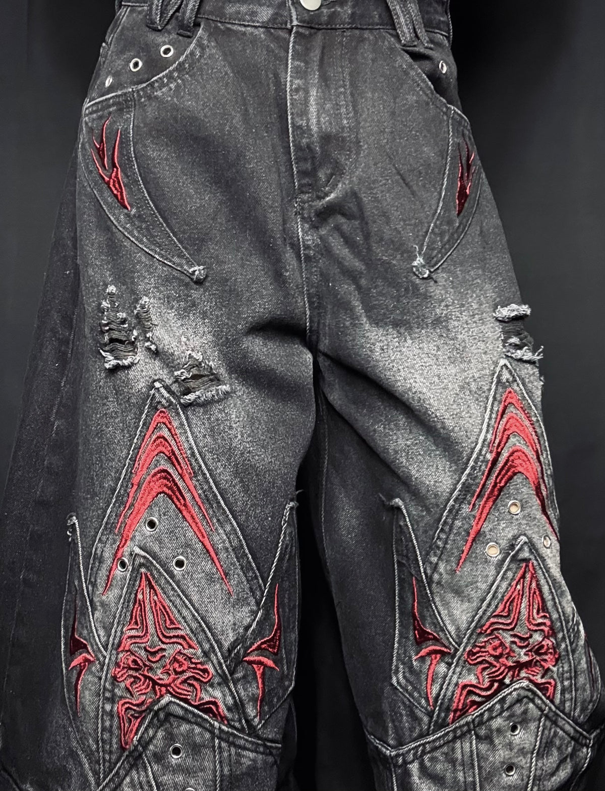 Tribal Wide Denim  A708