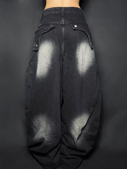 Buckle Cargo Denim A709