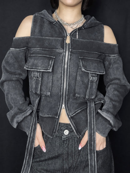 Washed Cargo Jacket A707　