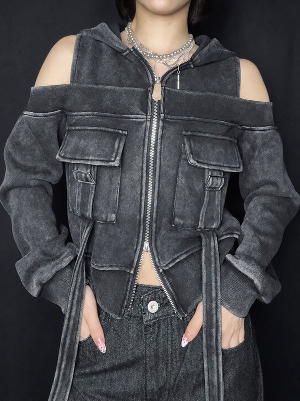 Washed Cargo Jacket A707　