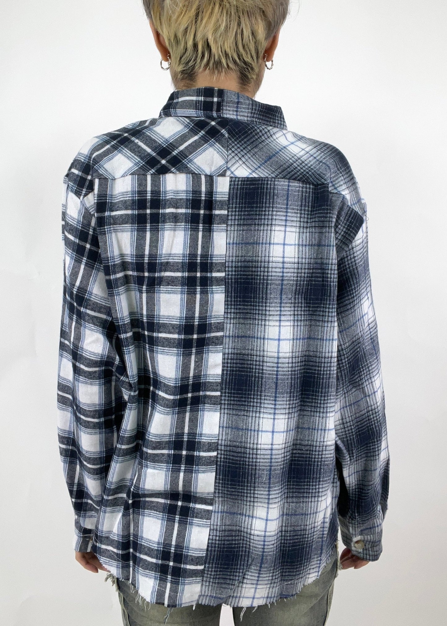 bicolor check shirts