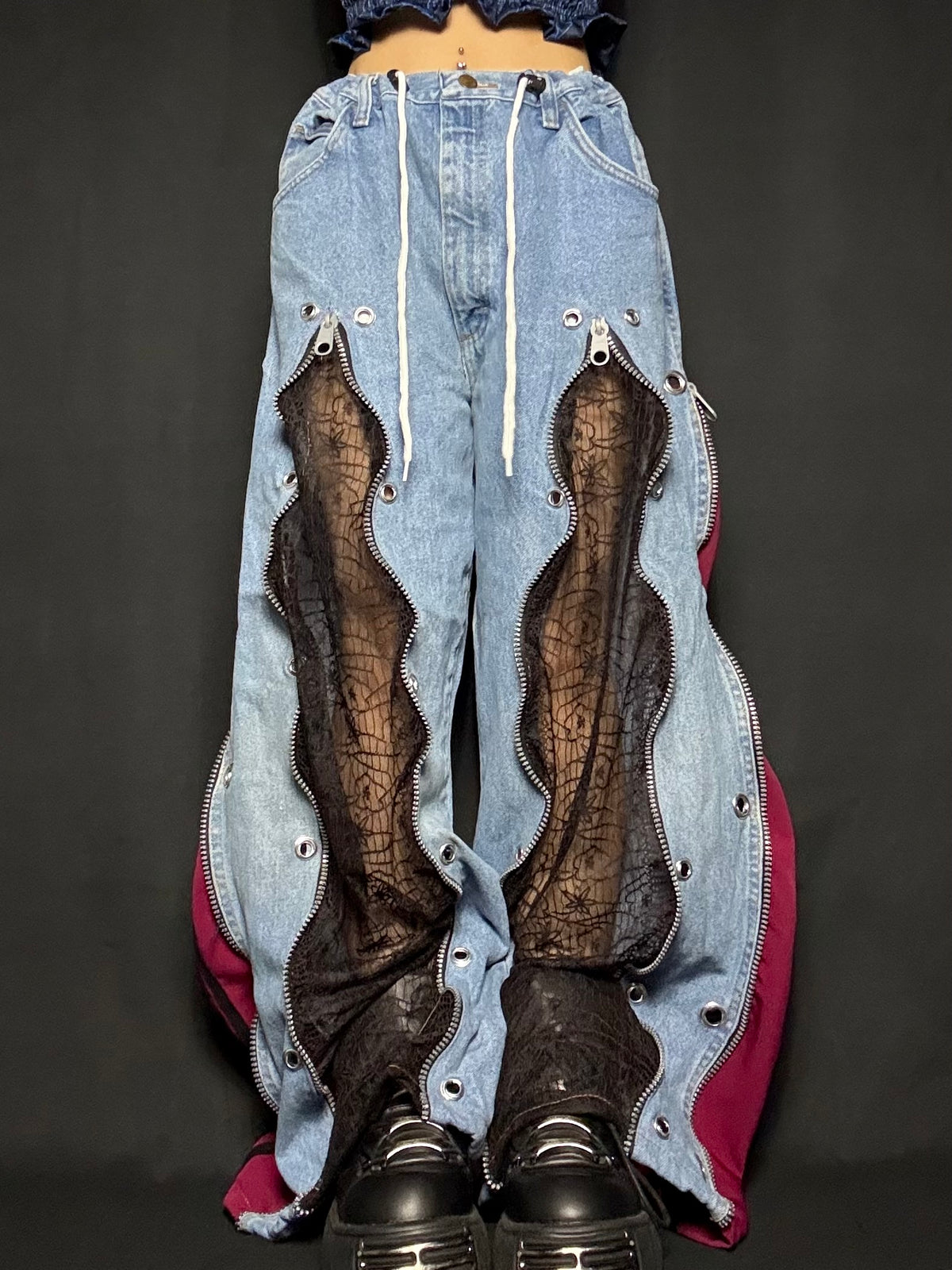 1618 remake lace denim_RA963