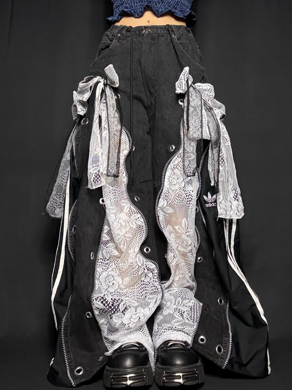 1618 remake ribbon denim_RA969